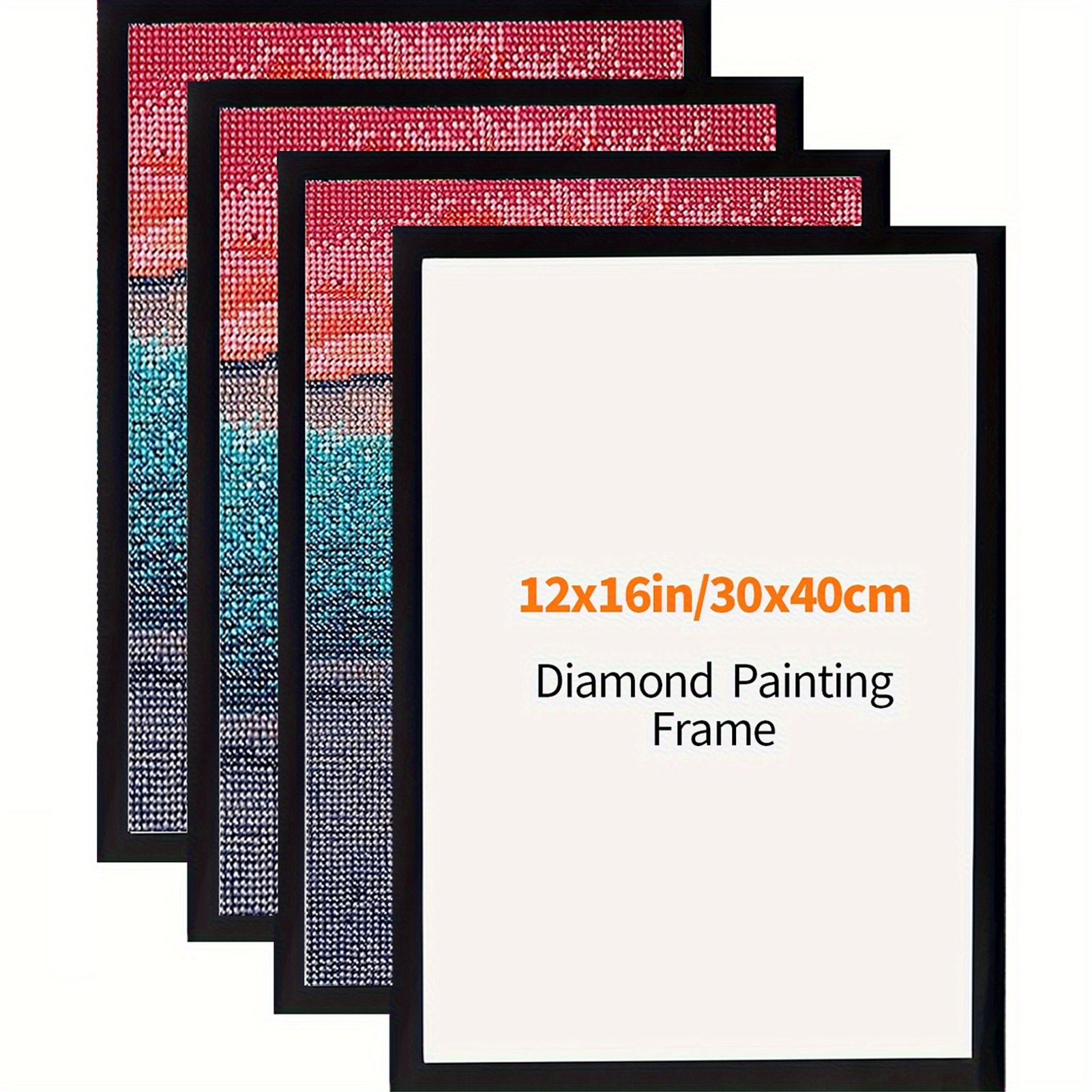Magnetic Diamond Painting Frames 30x40 48x64 Cm Self Adhesive Soft Frames