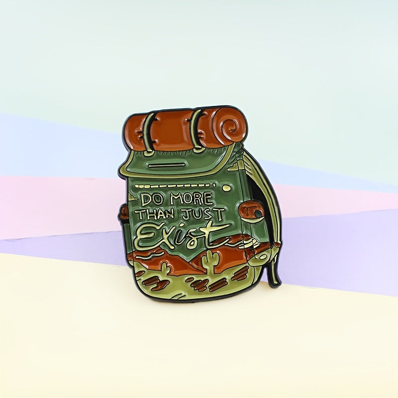 Hiking Backpack Brooch - Adventure Enthusiast Pin