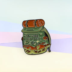 Hiking Backpack Brooch - Adventure Enthusiast Pin