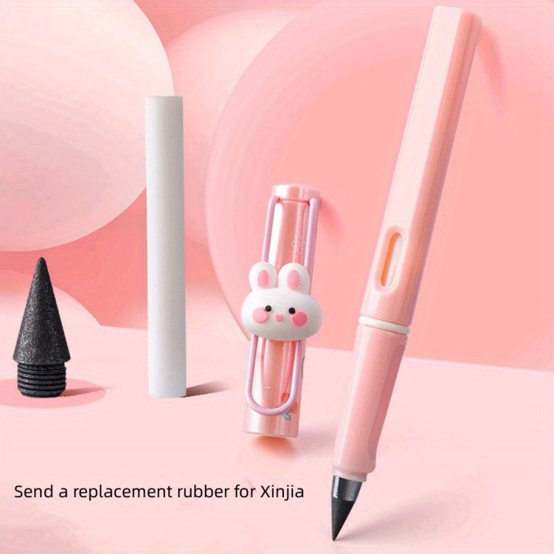 Inkless Cartoon Pencils: Unlimited Writing & Erasing