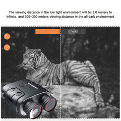 HD Infrared Night Vision Binoculars 5X Digital Zoom 6 1 Cm Screen