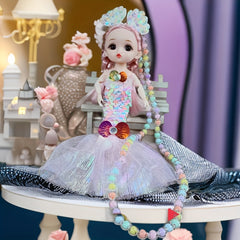 Mermaid Princess Necklace Doll Pendant Perfect Birthday Gift