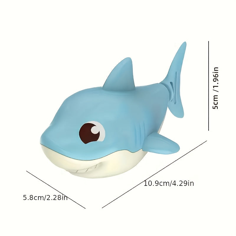 2 Pack Bath Water Play Wind Up Animal Sharks Plastic Toys for Toddlers