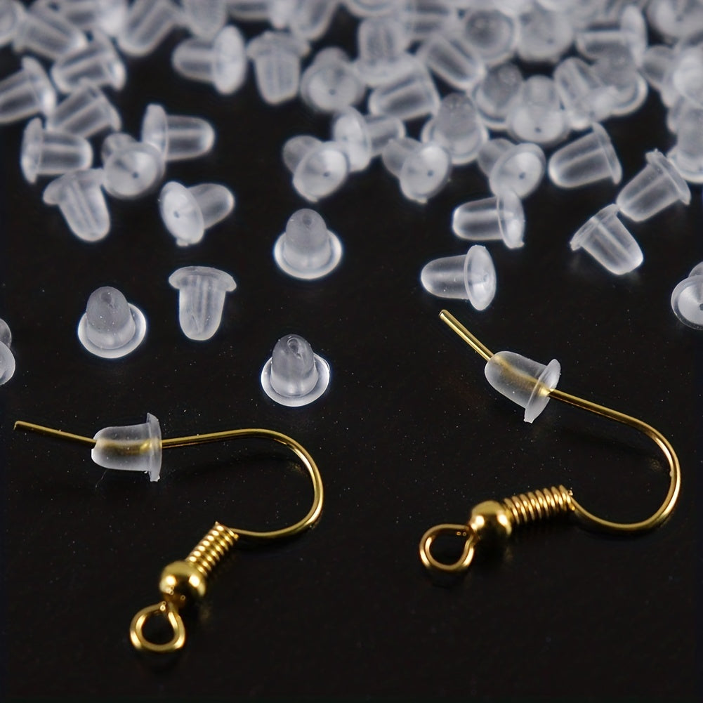 Clear Earring Backs For Studs Posts Safety Back Pads Replacement