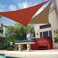 Waterproof Triangular Sun Shade Sail for Patio Garden Backyard and Carport