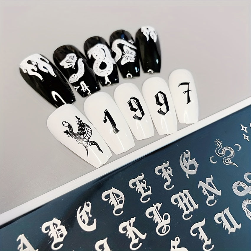 Heart Curve French Stamping Image Plate Manicure DIY Stamp Plate