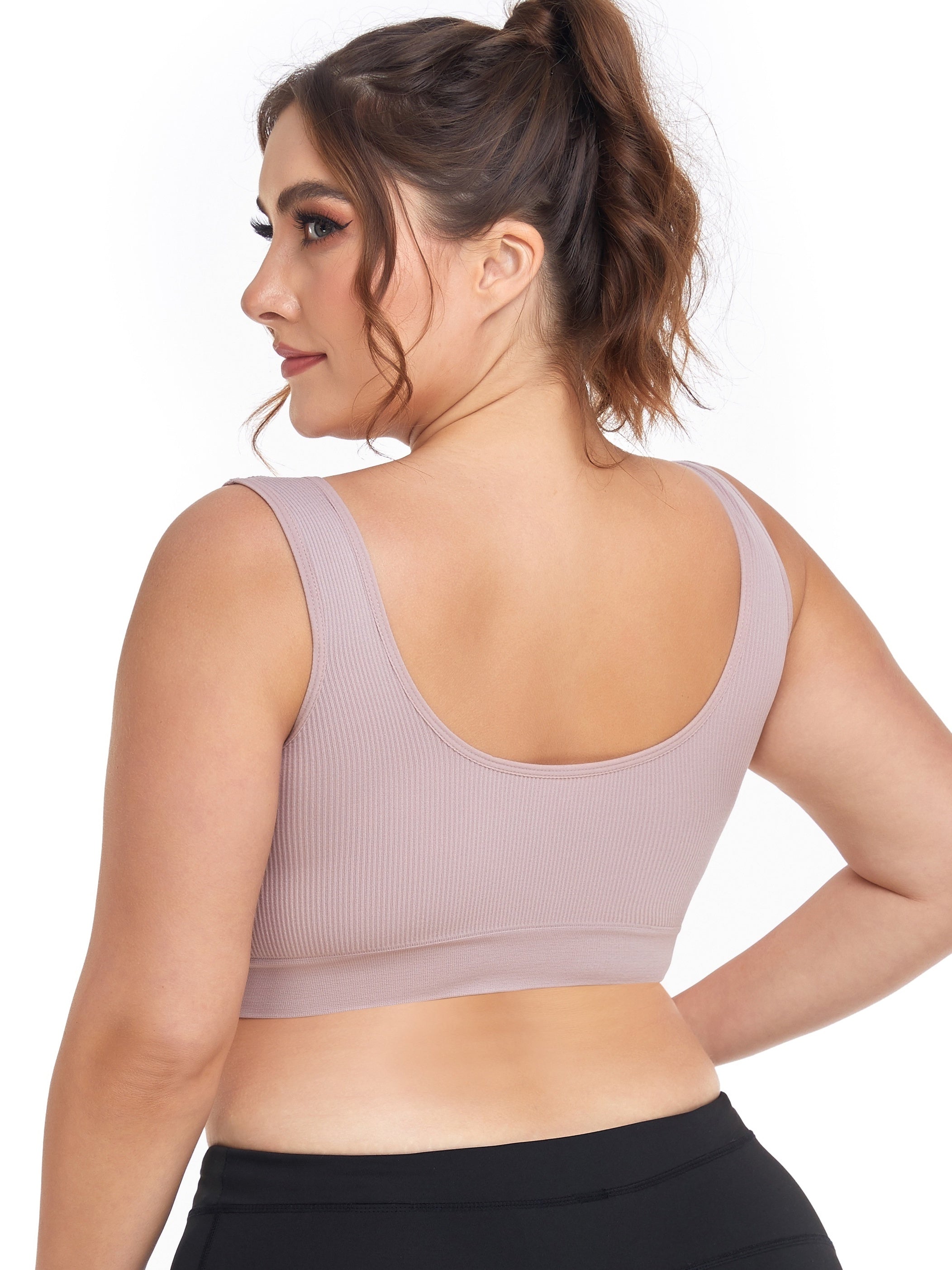  Seamless Full Coverage Sports Bra