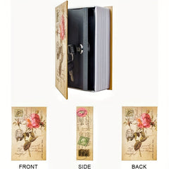 Book Money Box Safe Hidden Secret Storage Box With Key Lock