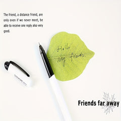 50 Sheets Tree Leaf Sticky Notes Message Stickers Note Paper
