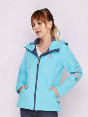 Women's Waterproof Hooded Sports Jacket for Outdoor