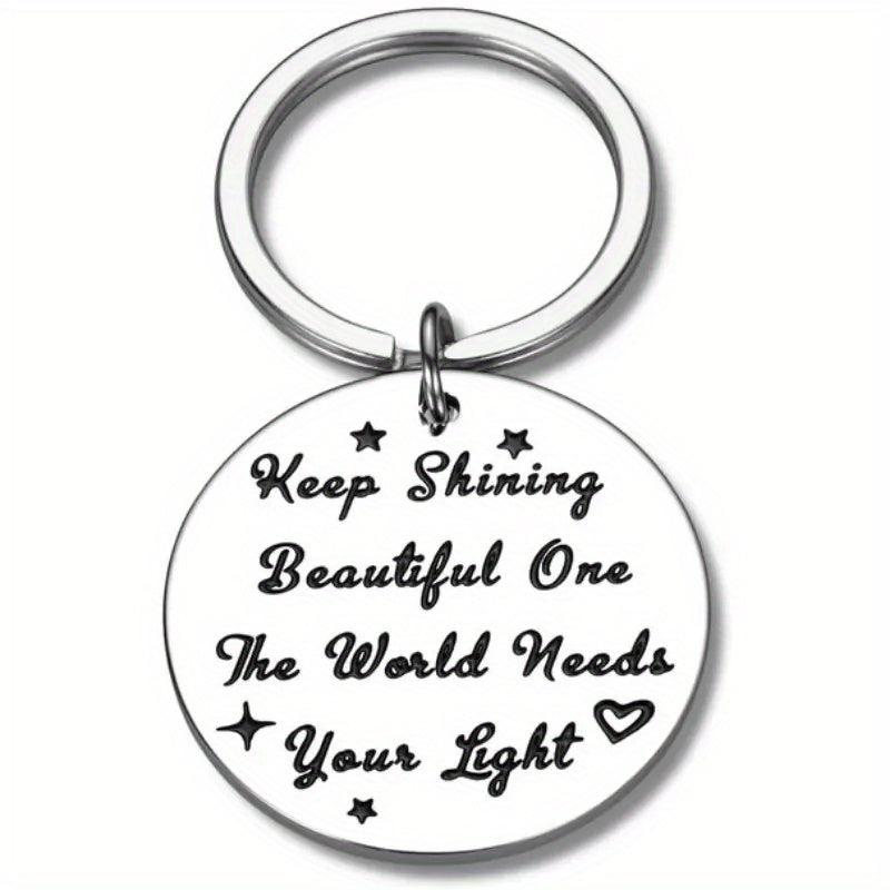 Inspirational Stainless Steel Keychain - Perfect Birthday Gift
