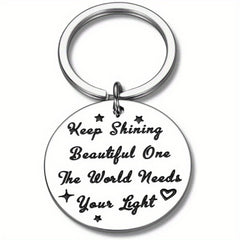 Inspirational Stainless Steel Keychain - Perfect Birthday Gift