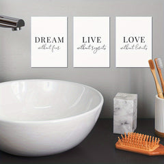 Motivational Quotes Stickers - Fearless Love Dream Big