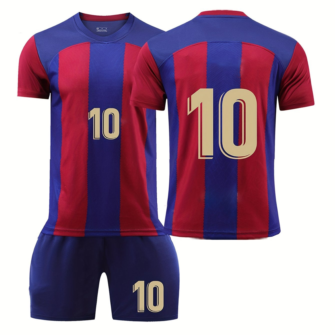Kids Soccer Jerseys Set w/ Shorts - Sports Team Training Uniform