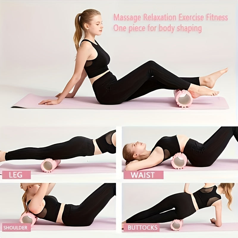 Mini Yoga Massage Wheel Roller for Muscle Relaxation Home Training Pilates Yoga