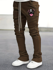 Men's Comfy Flared Trousers Hip Hop Style Joggers