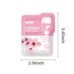 LAIKOU Sakura Mud Mask Deep Cleansing Pore Shrinking