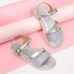 Girl's Solid Sandals Comfy Non Slip Casual Style Shoes