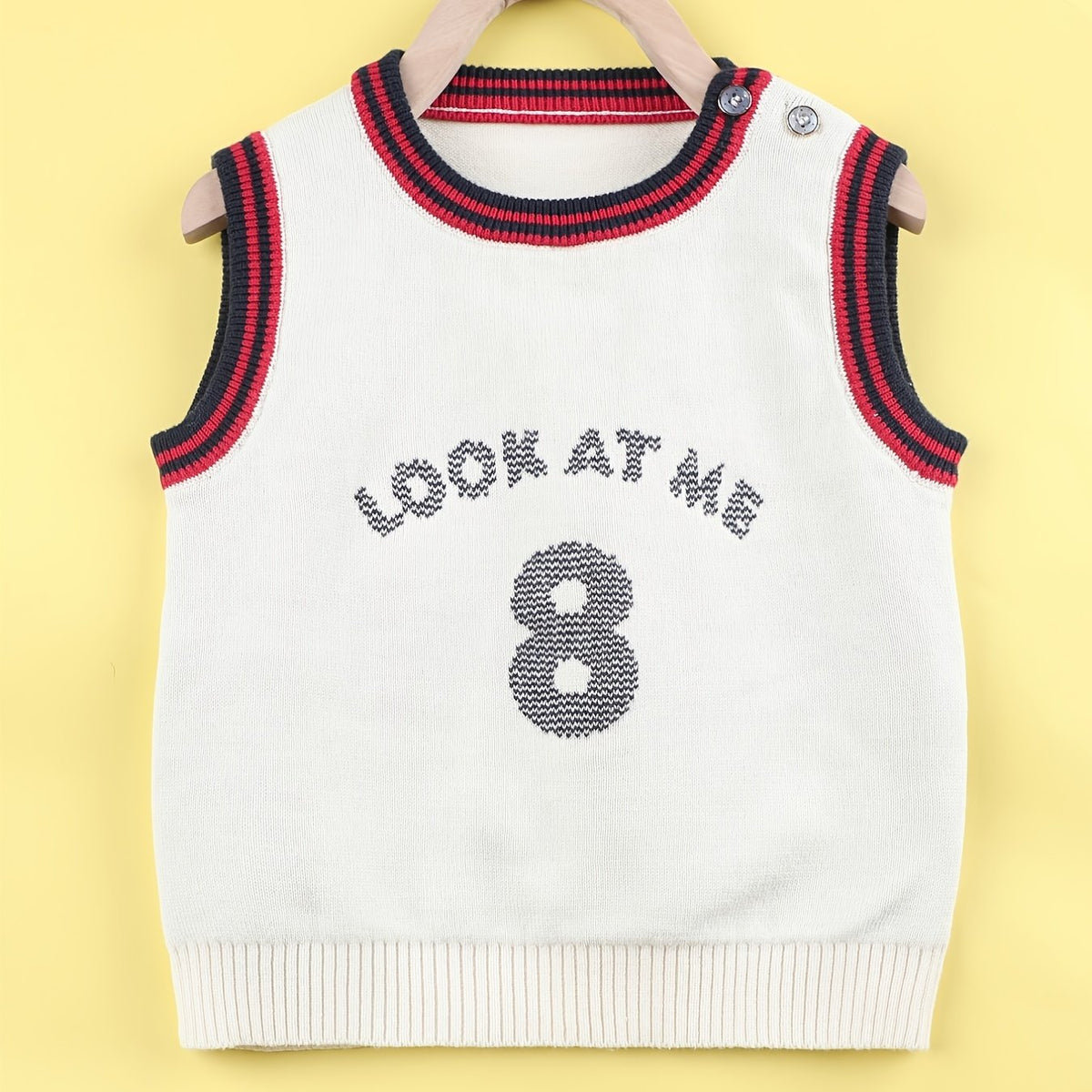 Baby Boys Round Neck Sweater Vest