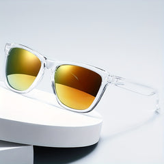 Square Driving Cycling Sun Glasses Unsex Jelly Outdoor Travel Sports Glasses