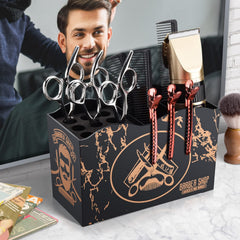 Barber Scissors Holder Box Professional Salon Hairdressing Scissors Rack