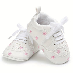 Baby Girls Lightweight Non Slip Sneakers for Indoor Outdoor Walking