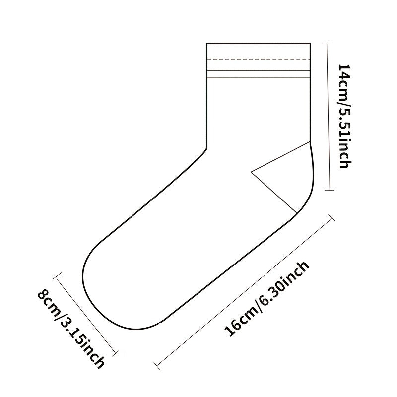 2 Pairs Girls Kids Crew Socks for Autumn Winter