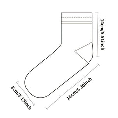 5 Pairs Girls Breathable Crew Socks for Spring Autumn Sports Teens Children