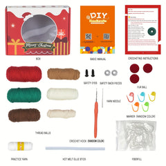 Crochet Yarn Kit with English Manual for Adults