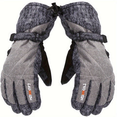 Men's Winter Ski Gloves for Cold Weather