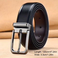 Men's Leather Business Belt Belts for Jeans Pants