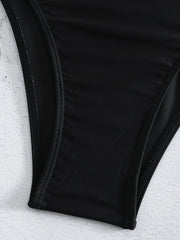  Sexy Swimsuit Mesh High Waist Skirted One Piece