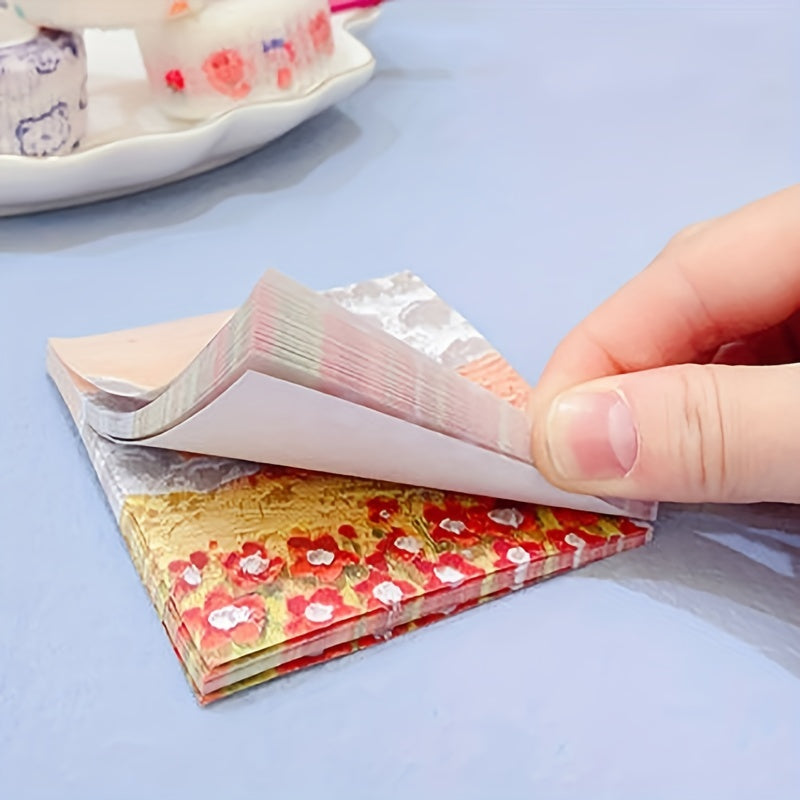 6 Packs Scenery Painting Sticky Notes