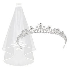 Bridal Veils Crown Wedding Veils & Headwear Set
