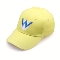 Letter Embroidery Baseball Cap Yellow Unisex Anime Golf Dad Hat