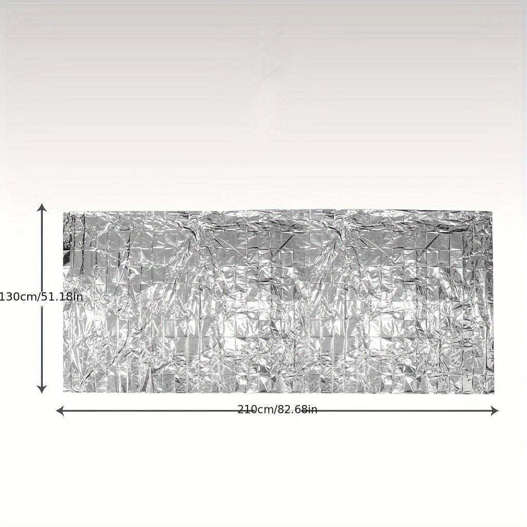 Outdoor First Aid Thermal Blanket 130 Double sided Silvery Survival Blanket
