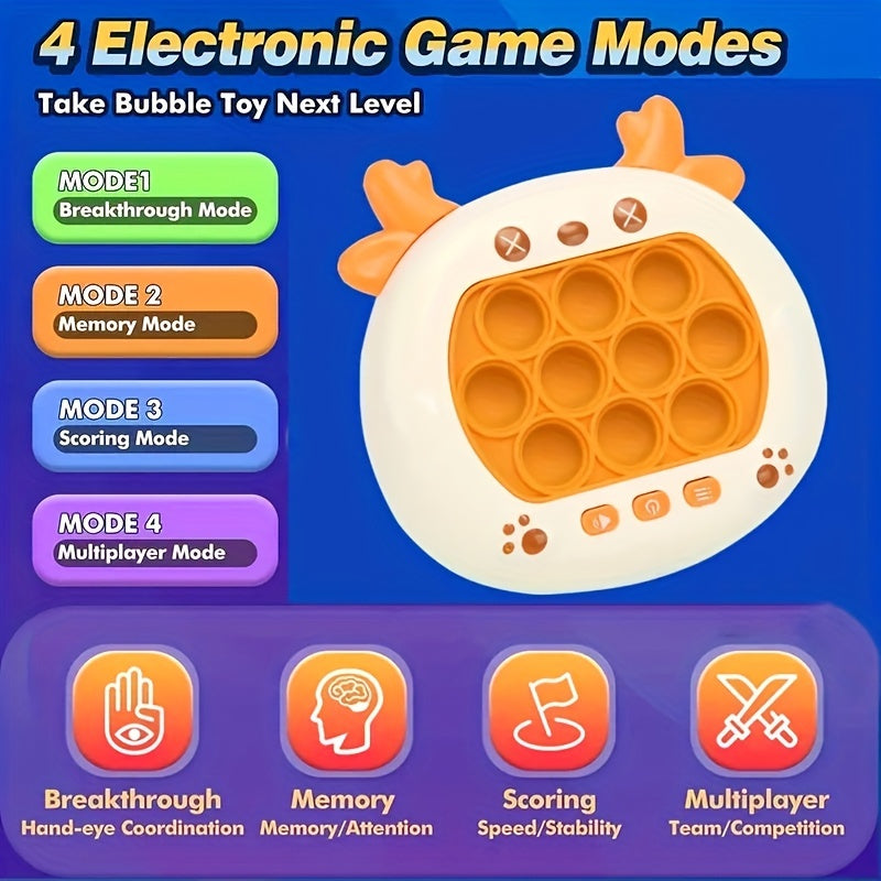 Fast Push Bubble Game For Kids & Adults Pop Fidget Quick Push Game