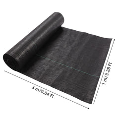 Heavy Duty Landscape & Weed Barrier Fabric 3'x9'