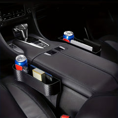 Car Seat Gap Filler with Cup Holder and Key Holder