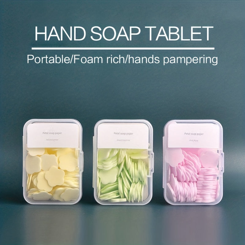 Organic Soap Paper Sheets Portable Disposable Travel Bath Slice Flake Soap