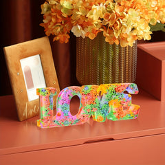 Love Silicone Resin Mold Live Love Laugh Epoxy Casting DIY Sign Craft Supplies