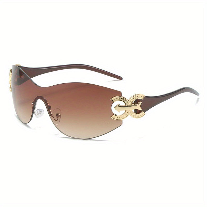 Y2K Gradient Sunglasses UV400 for Women Men
