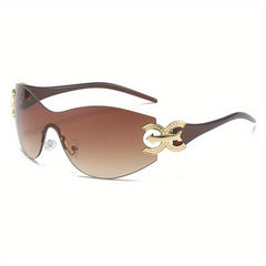 Y2K Gradient Sunglasses UV400 for Women Men