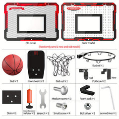 Kids Indoor Basketball Hoop Mini Hoop w/ 2 Balls - Christmas Gift