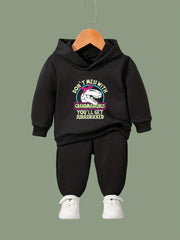 2pcs Girls Sports Outfits - Spring/Fall Outdoor Gift