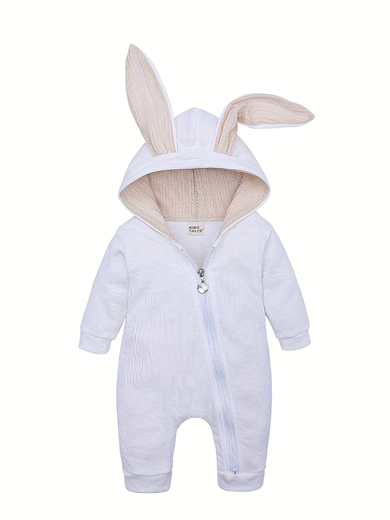 Newborn Bunny Ears Hooded Jumpsuit