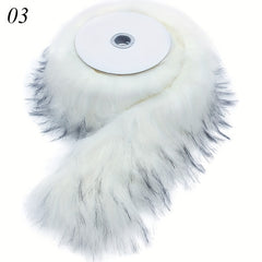 Faux Fur Fox Raccoon Collar Christmas Tree Strip