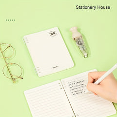 4 Packs LPA660 Zhenjian A6 Blank Paper Notebook - 60 Sheets