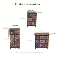 Wooden Cabinet Ornament Spring Decor for Dollhouse