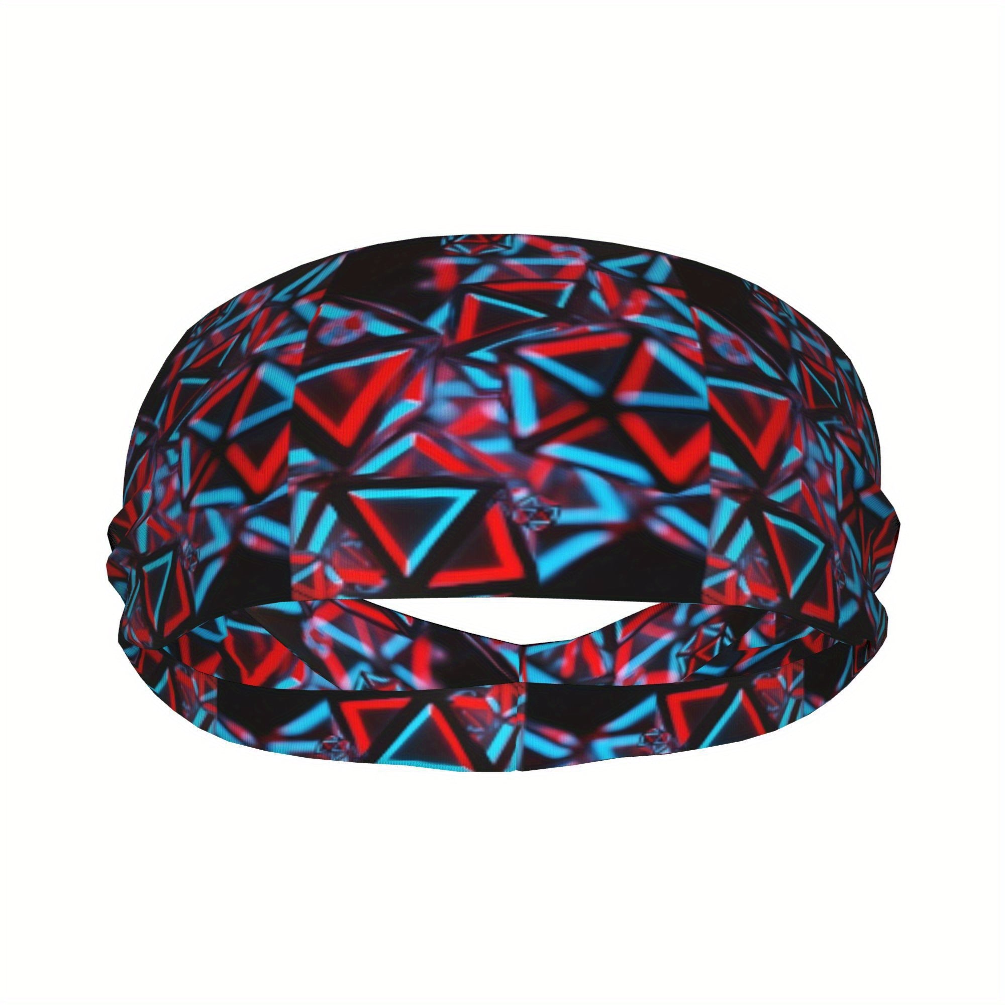 Geometric Pattern Sports Headband for Yoga Gym Running